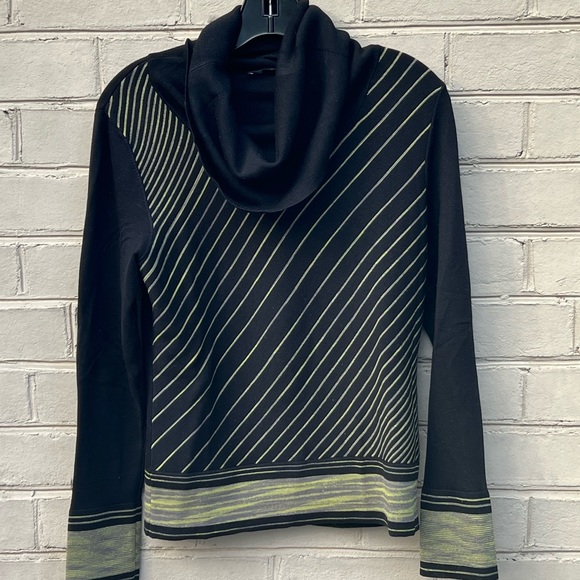 EUC Vintage Sculpture Silk Size M Cowel Neck Sweater - Picture 6 of 10